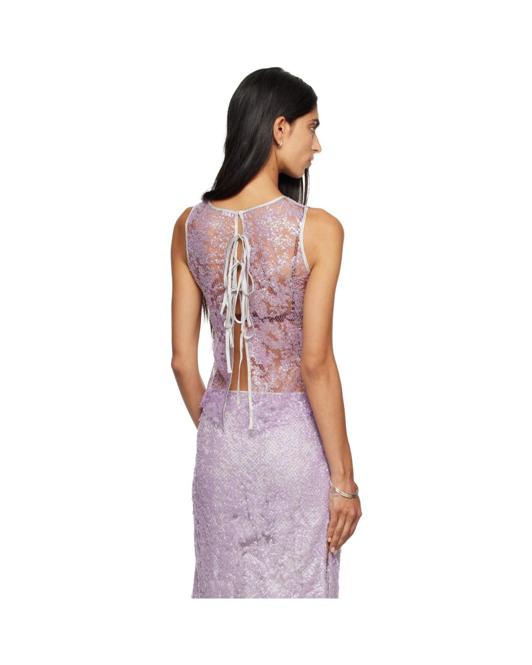 RESCHA Purple Ssense Exclusive Anu Top