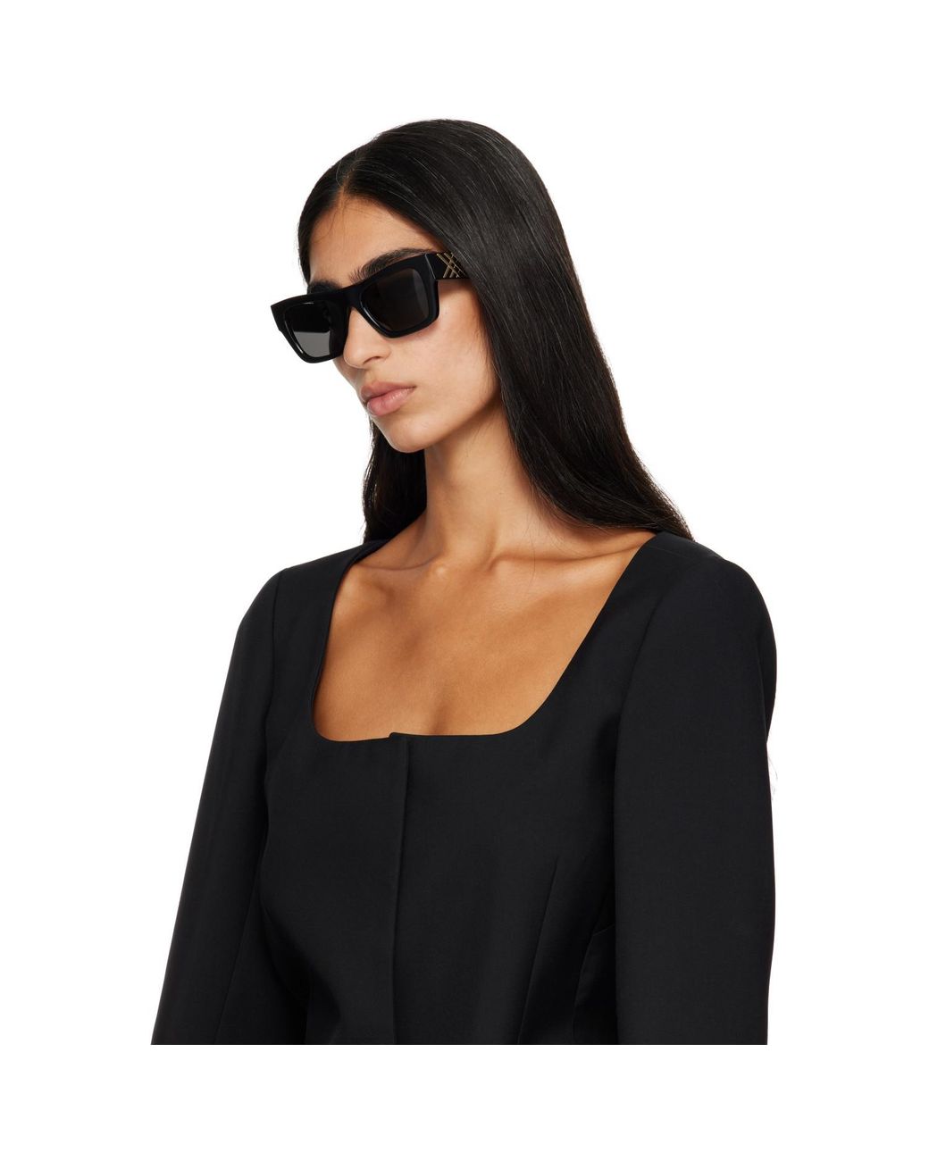 Burberry Gray Square Sunglasses