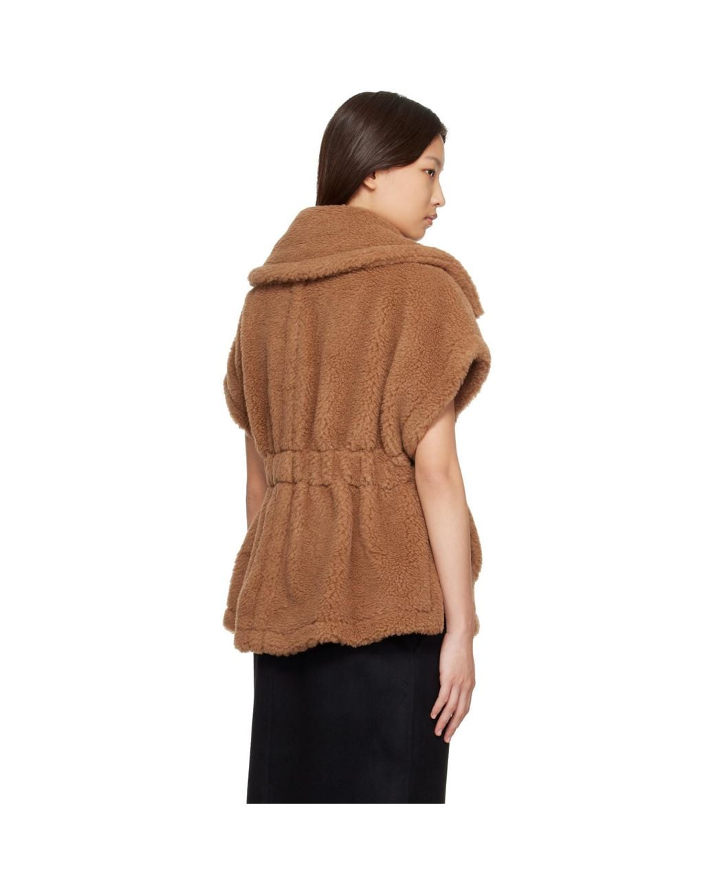 Max Mara Brown Newabavo Cape Jacket