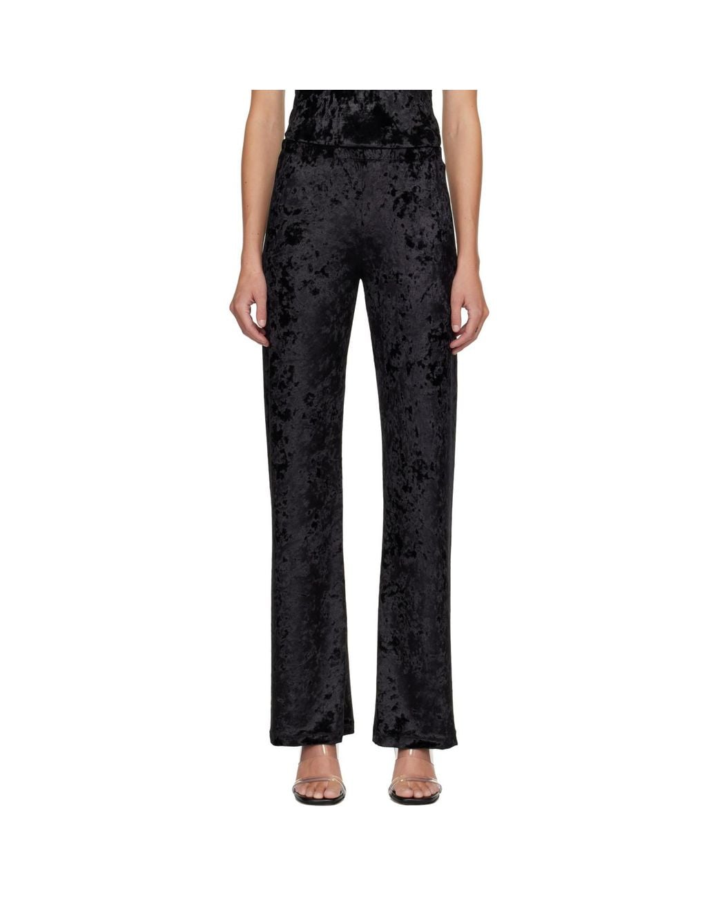 Maryam Nassir Zadeh Black Dance Lounge Pants