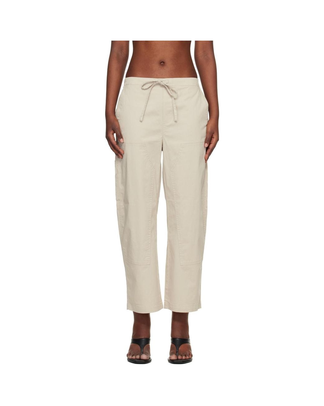 Rag & Bone Natural Off- Jolie Carpenter Lounge Pants