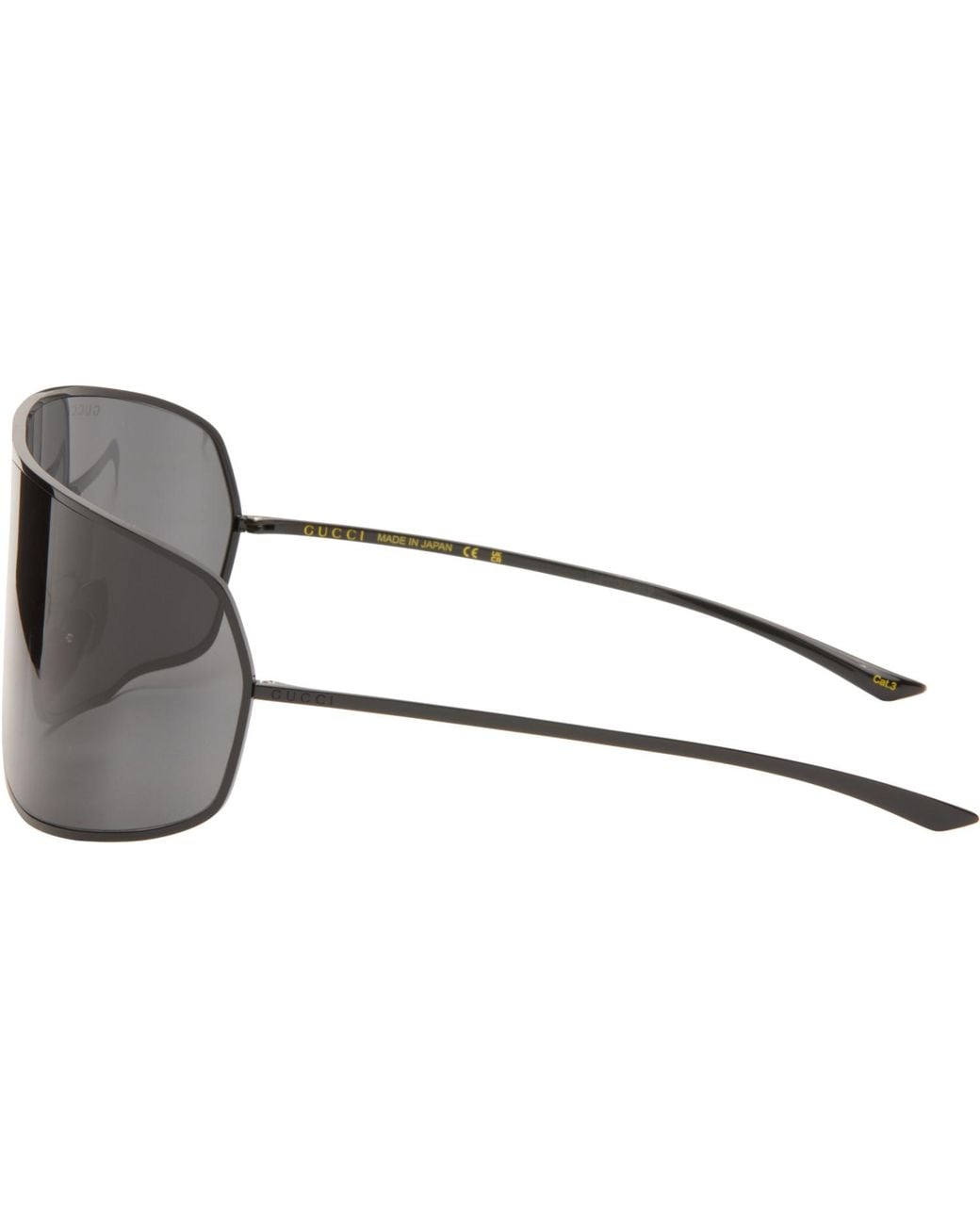 Gucci Gray Mask Frame Sunglasses for men