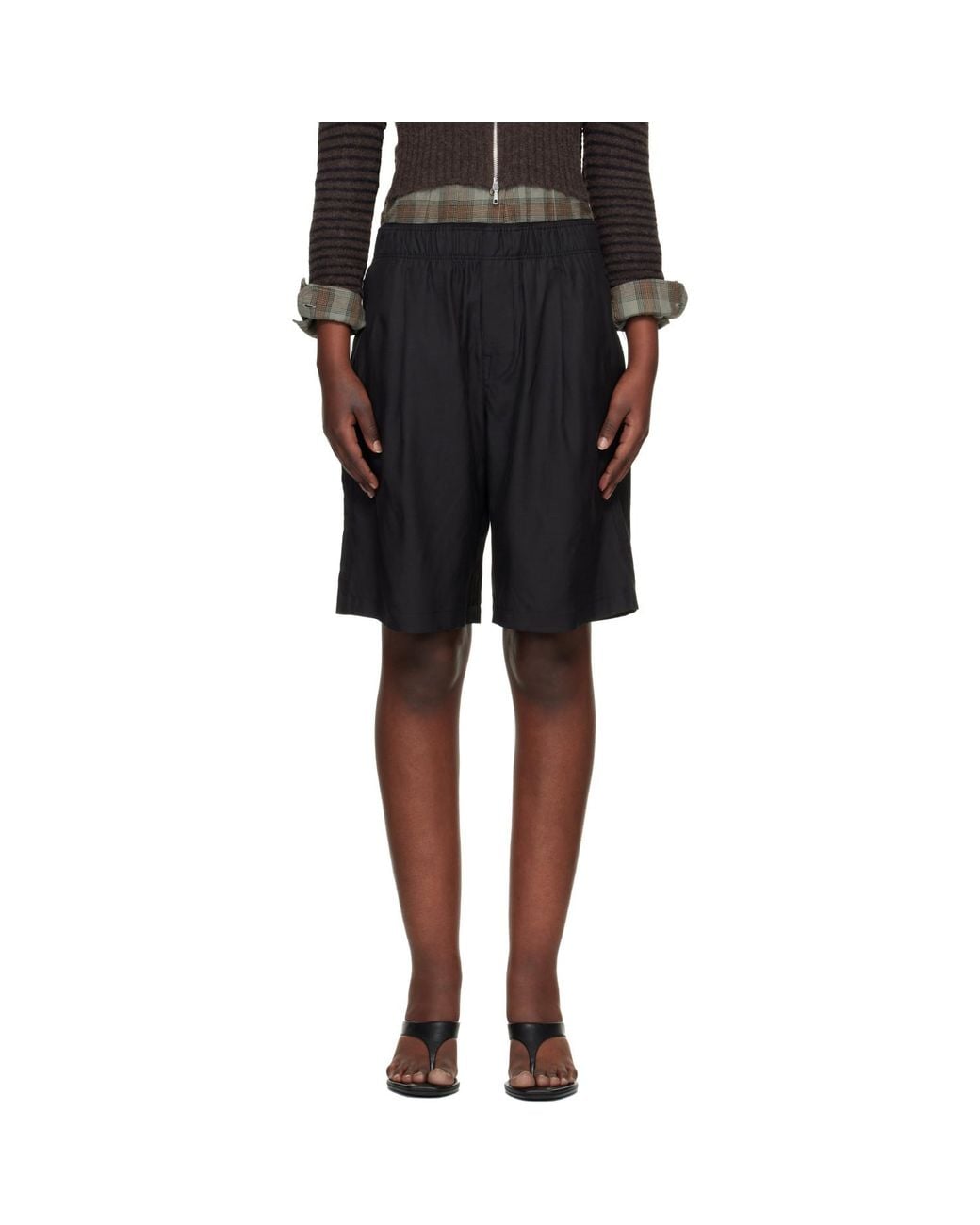 Our Legacy Black Leisure Shorts