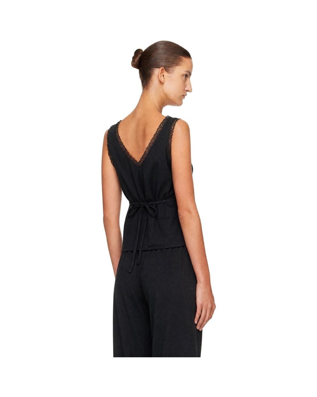 Cou Cou Black 'The Iris' Tank Top