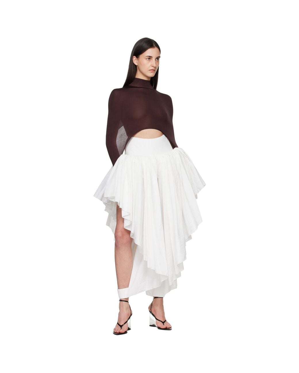 Alaïa Red Second-Skin Tension Top