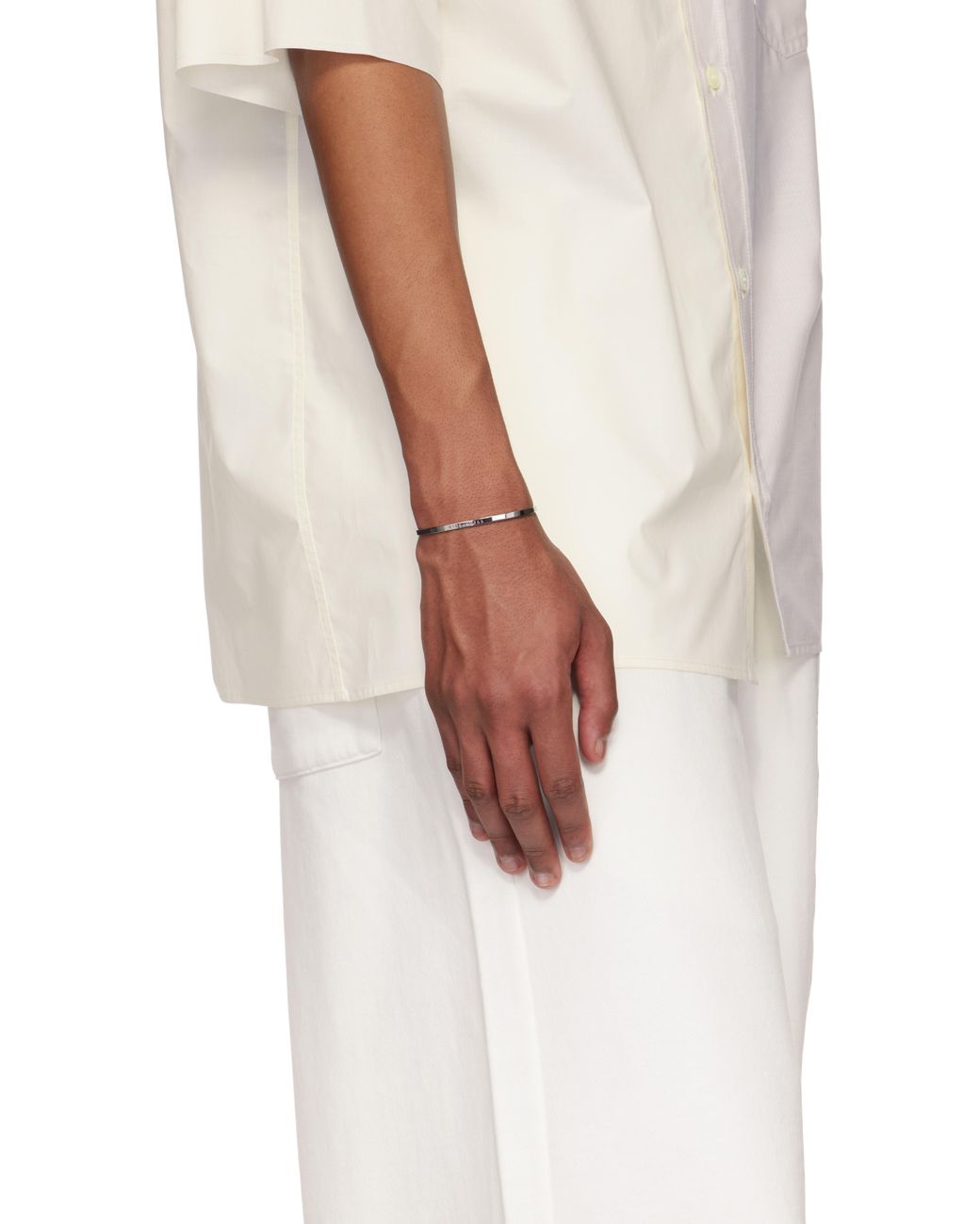 ◆MM6 Maison Margiela◆Snake Minimal Logo カフブレスレット mm6-by-maison-martin-margiela-