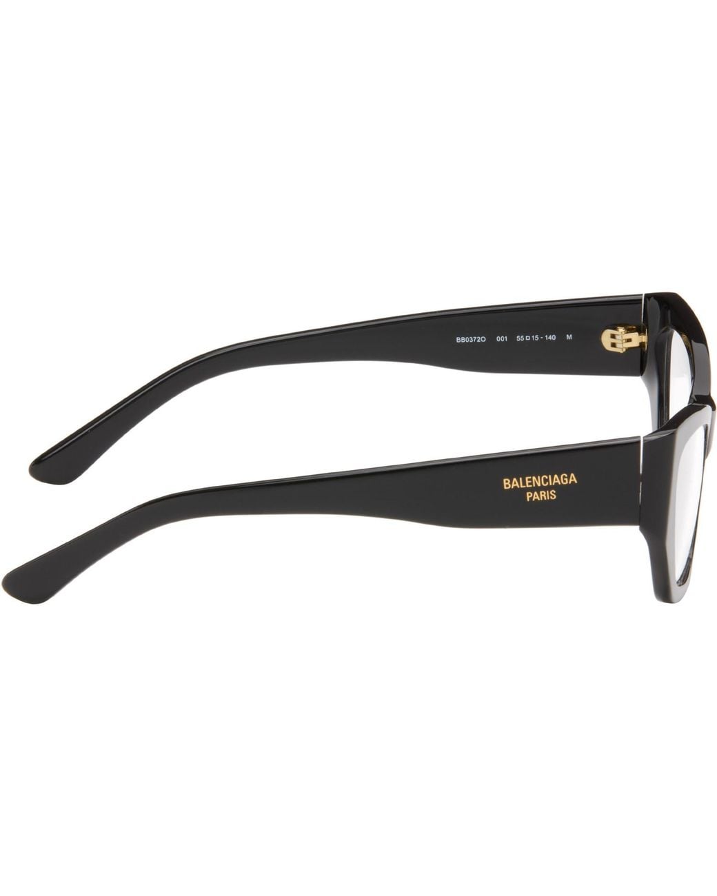 Balenciaga Black Tuesday Cat Eye Glasses