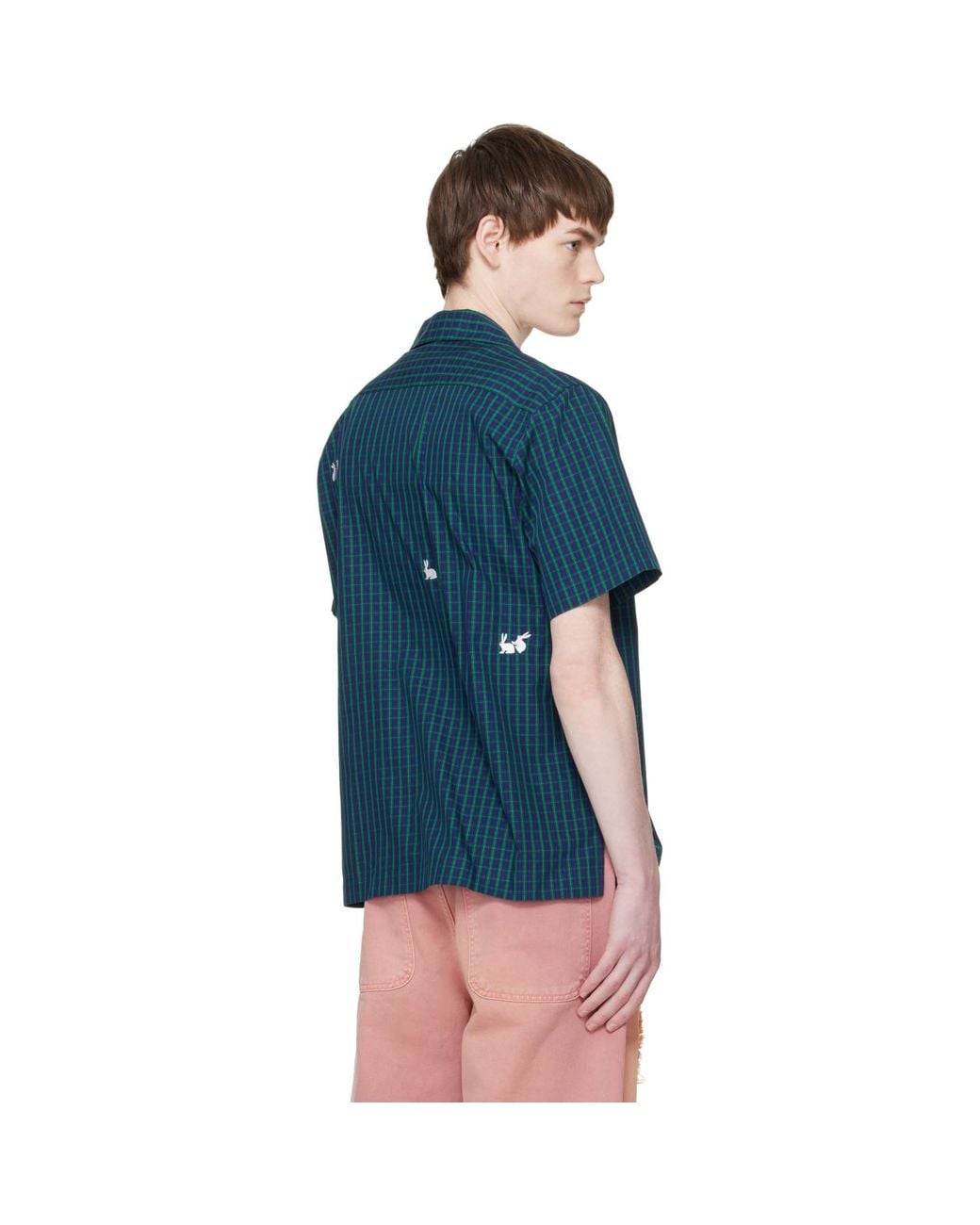 Carne Bollente Blue 'Check Me Out' Shirt for men