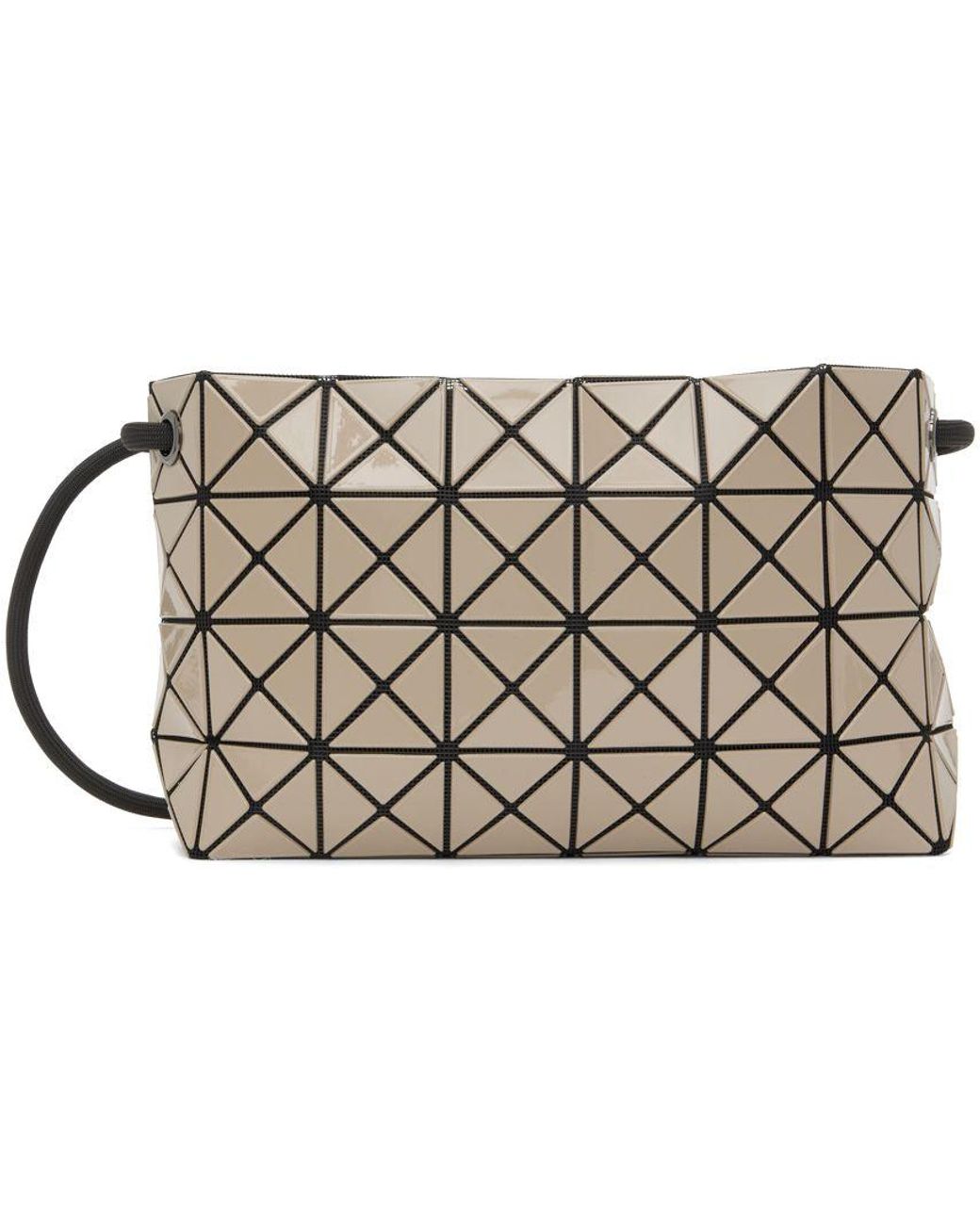 Bao Bao Issey Miyake Beige Loop Bag in Black