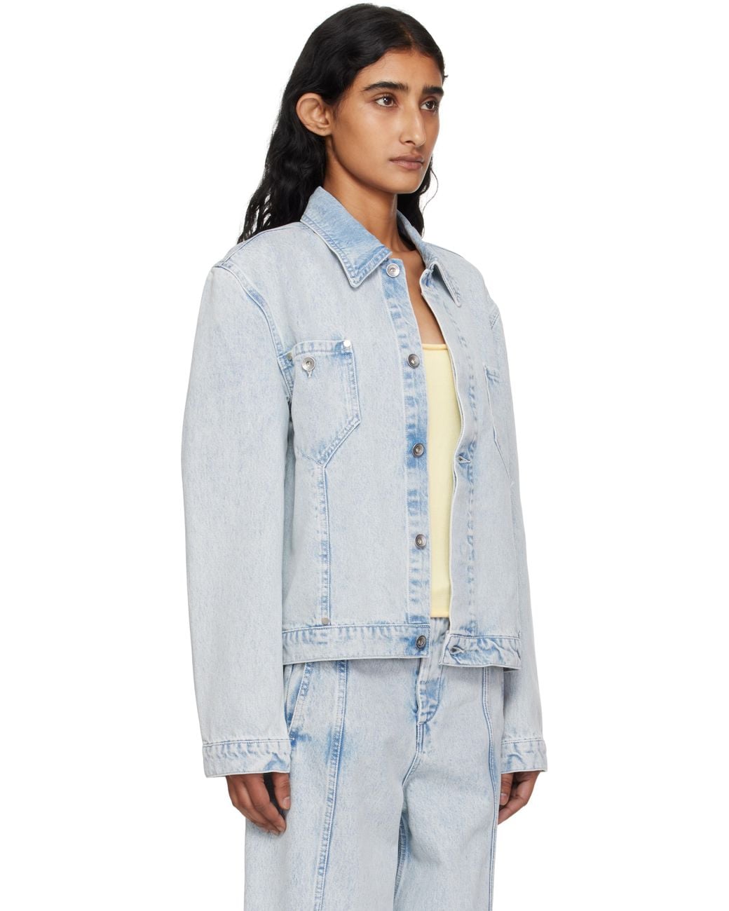 YMC White Loft Denim Jacket