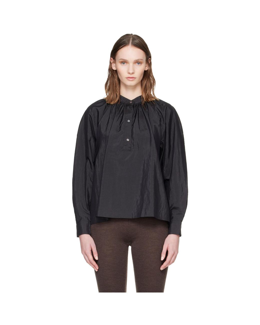 Paloma Wool Black Oseria Blouse