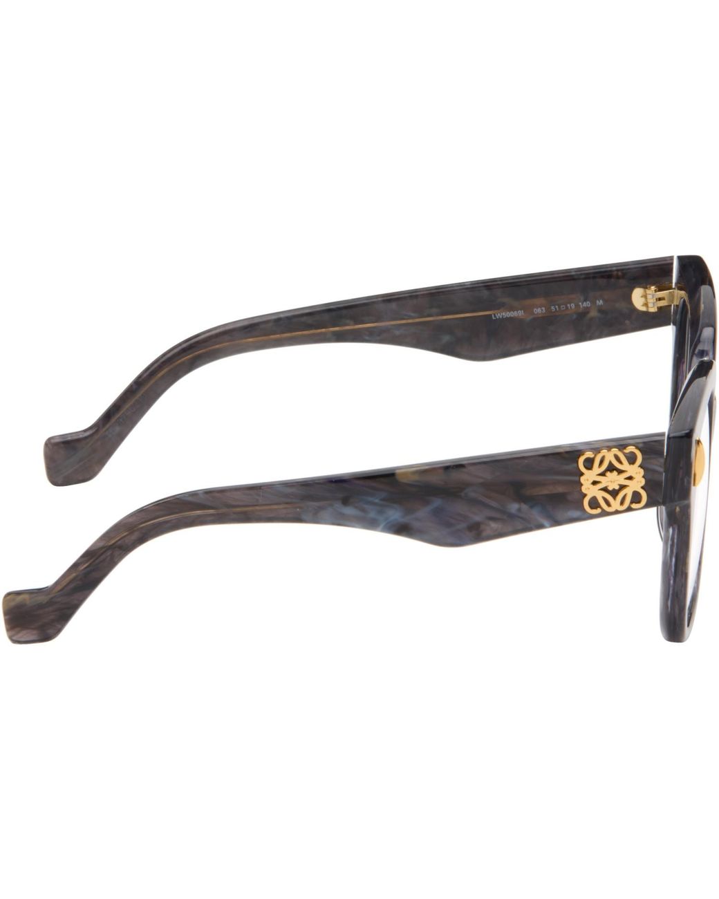 Loewe Black Anagram Glasses for men
