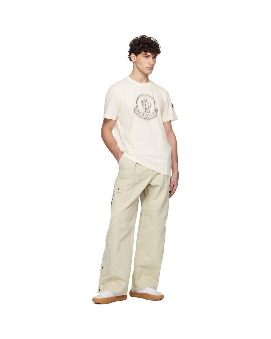 Moncler Multicolor Off- S/s T-shirt for men