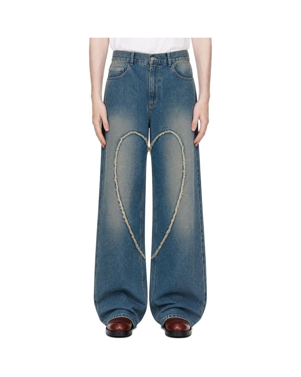 Carne Bollente Blue Love Pants 00's Jeans for men