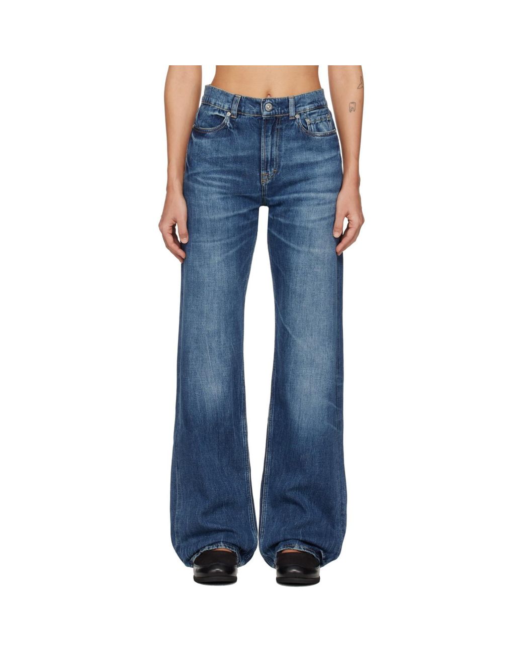 Our Legacy Blue Wata Cut Jeans