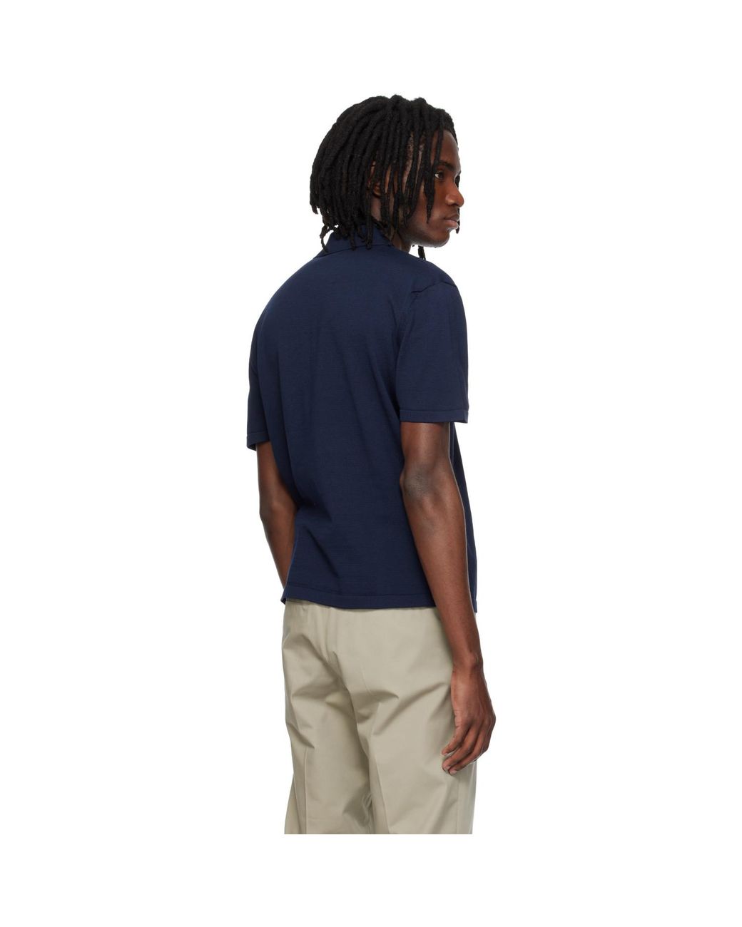 A.P.C. Blue Colin Polo for men