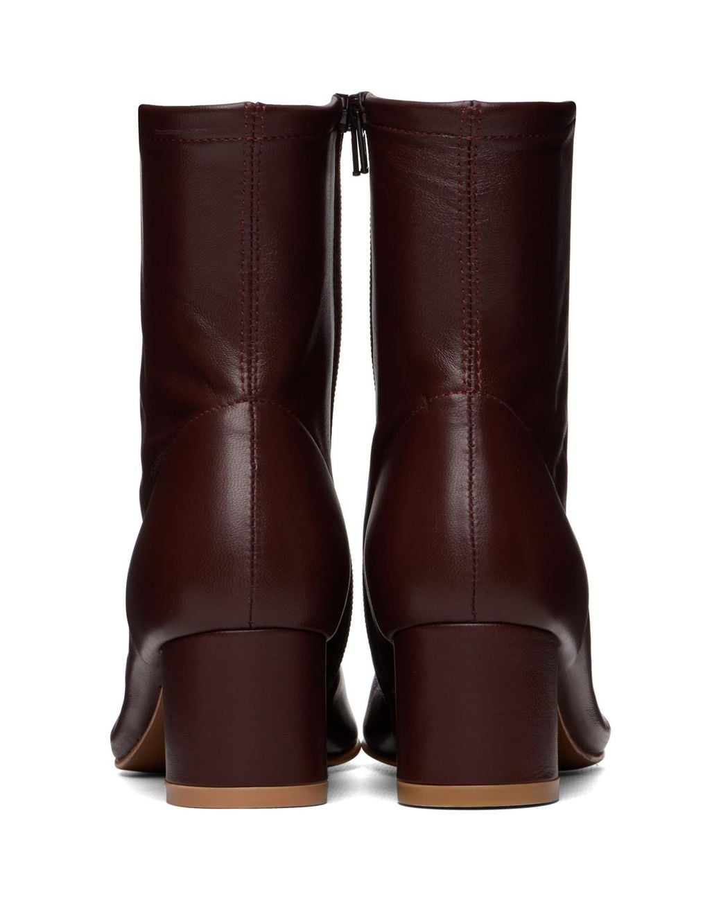 By Far Brown Burgundy Sofia Boots