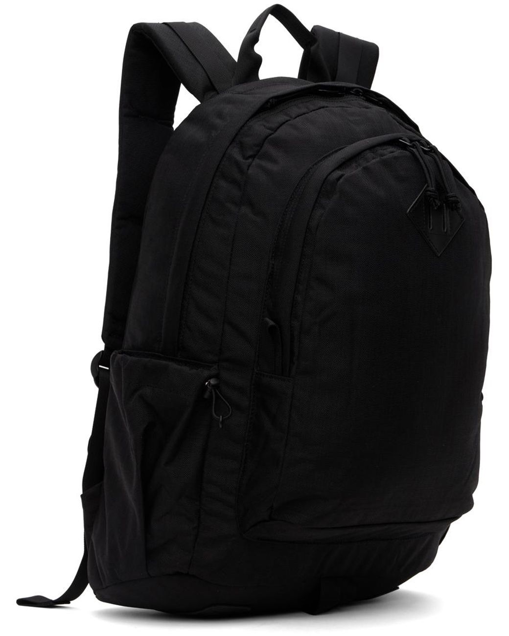 Black backpack with compartments sale