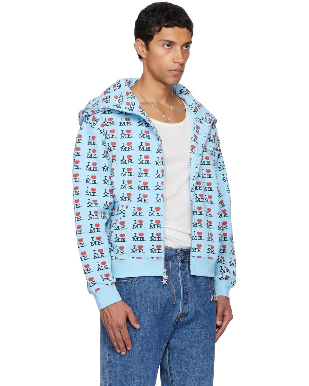 Ashley Williams Butterfly Hoodie in Blue for Men | Lyst UK