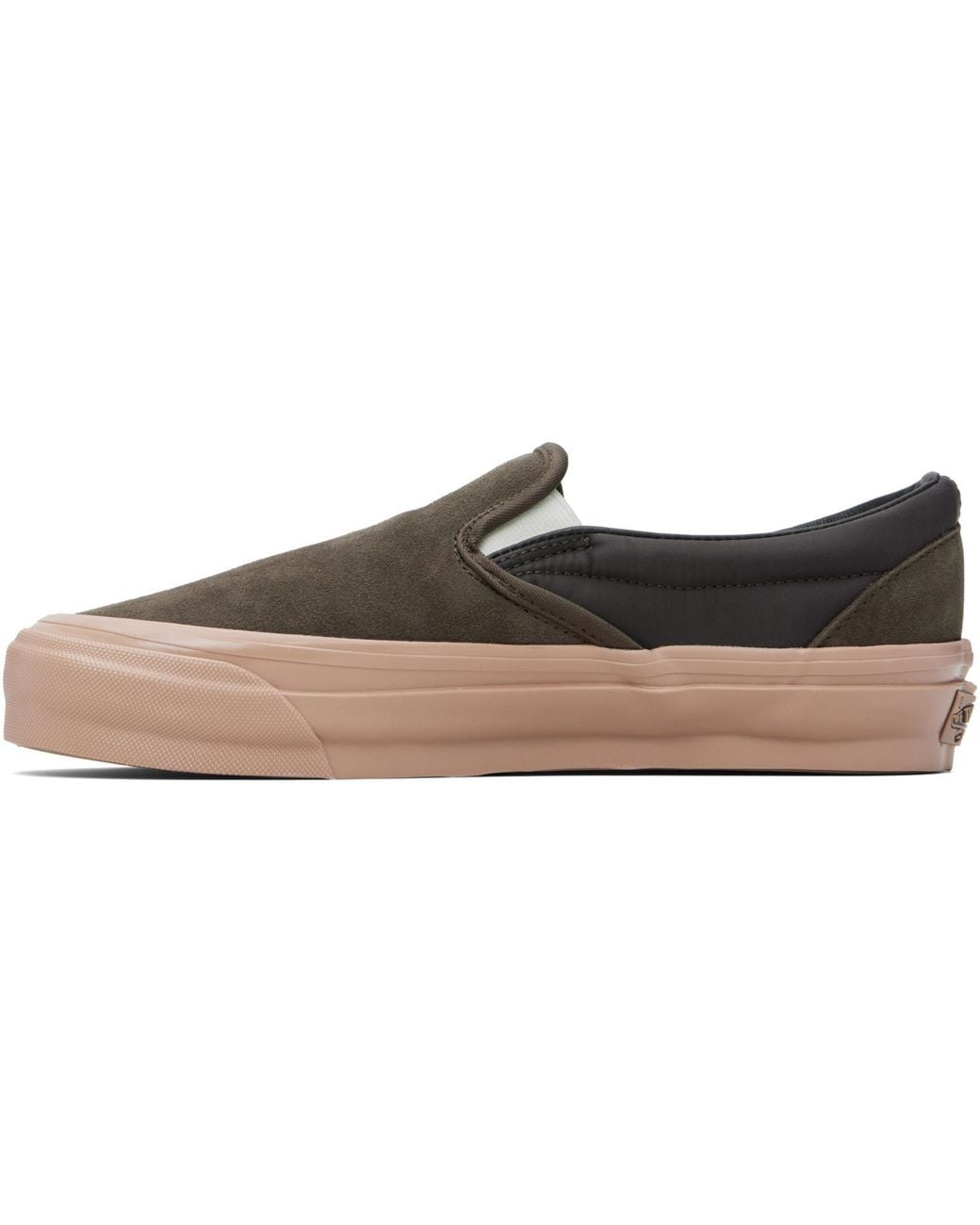 Vans Black Premium Classic Slip-On Sneakers for men