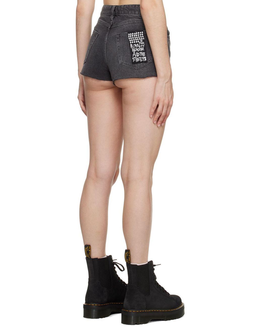 Ksubi Black Kali Daze Denim Shorts | Lyst