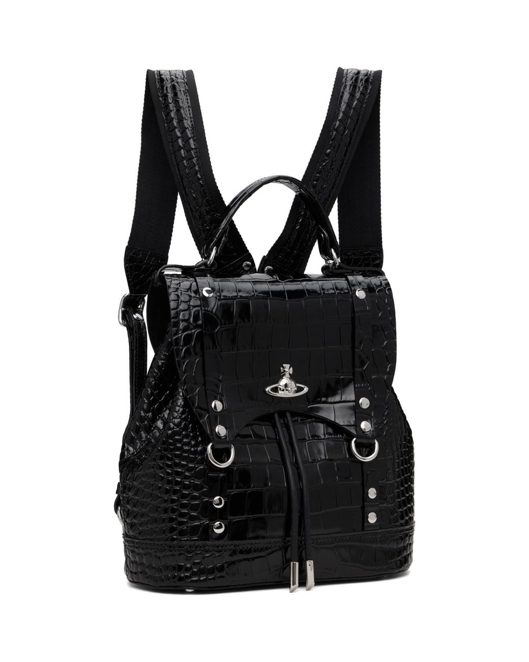 Vivienne Westwood Black Max Small Backpack for men