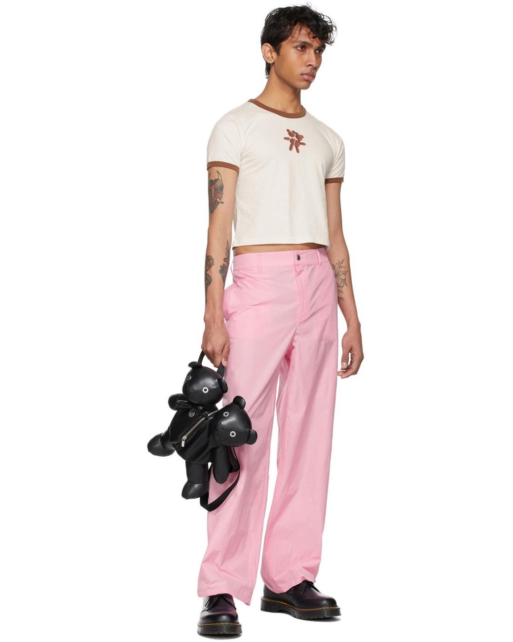 Marc Jacobs Heaven By Wide Trousers in Pink for Men | Lyst