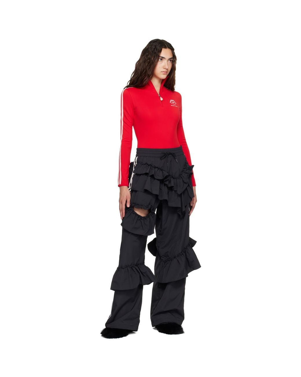 Simone Rocha Red Adidas Originals Edition Bodysuit