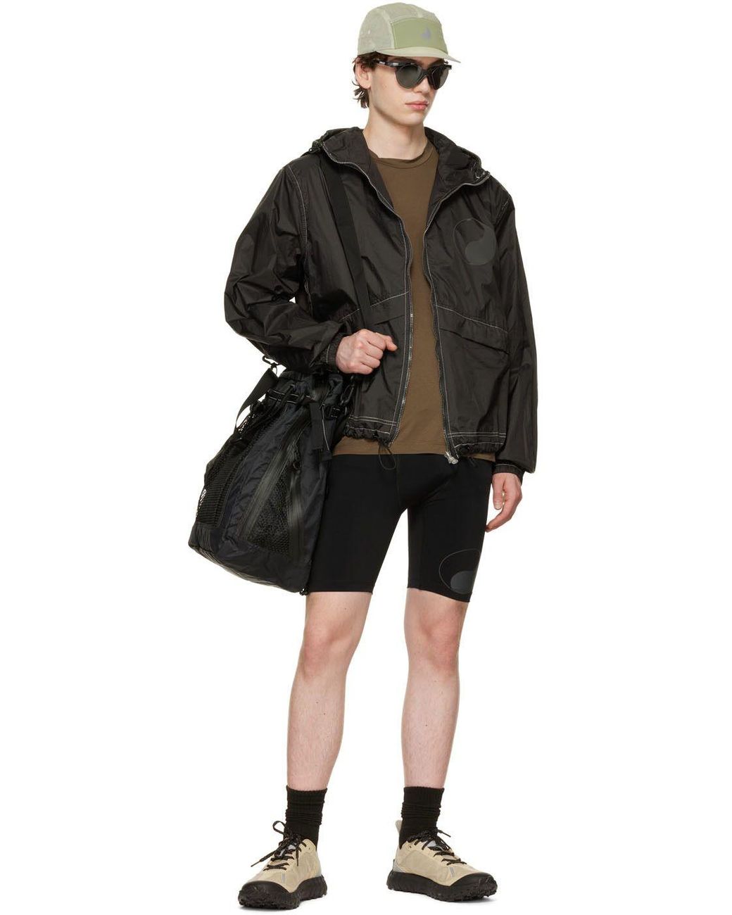 Our Legacy Ssense Exclusive Workshop Running Jacket in Black for