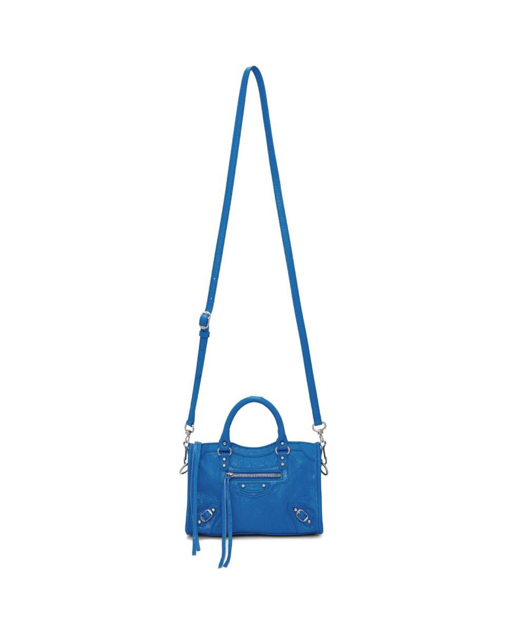 Sac bleu Nano City Cuir Balenciaga en coloris Bleu | Lyst