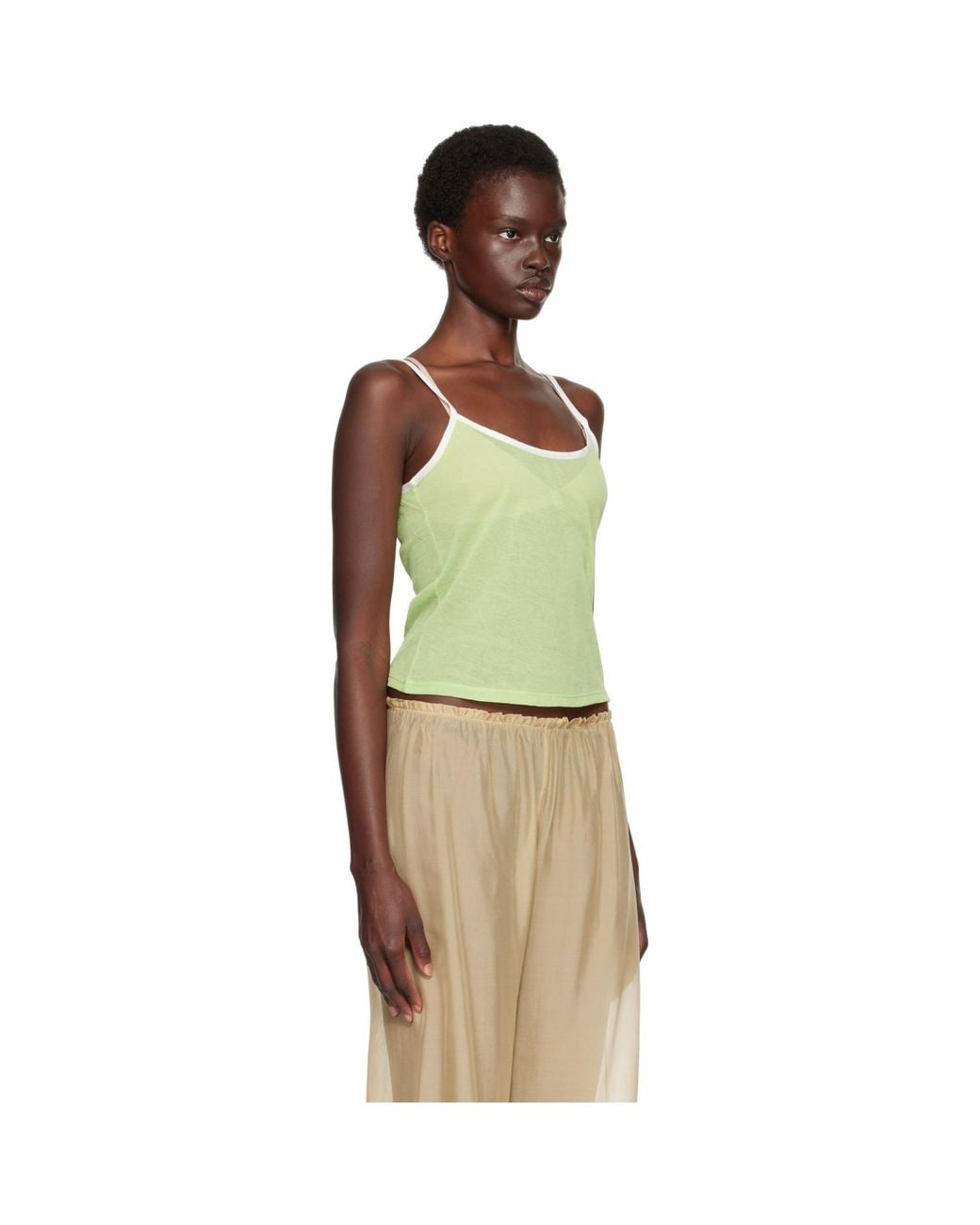 Paloma Wool Green Nasem Tank Top