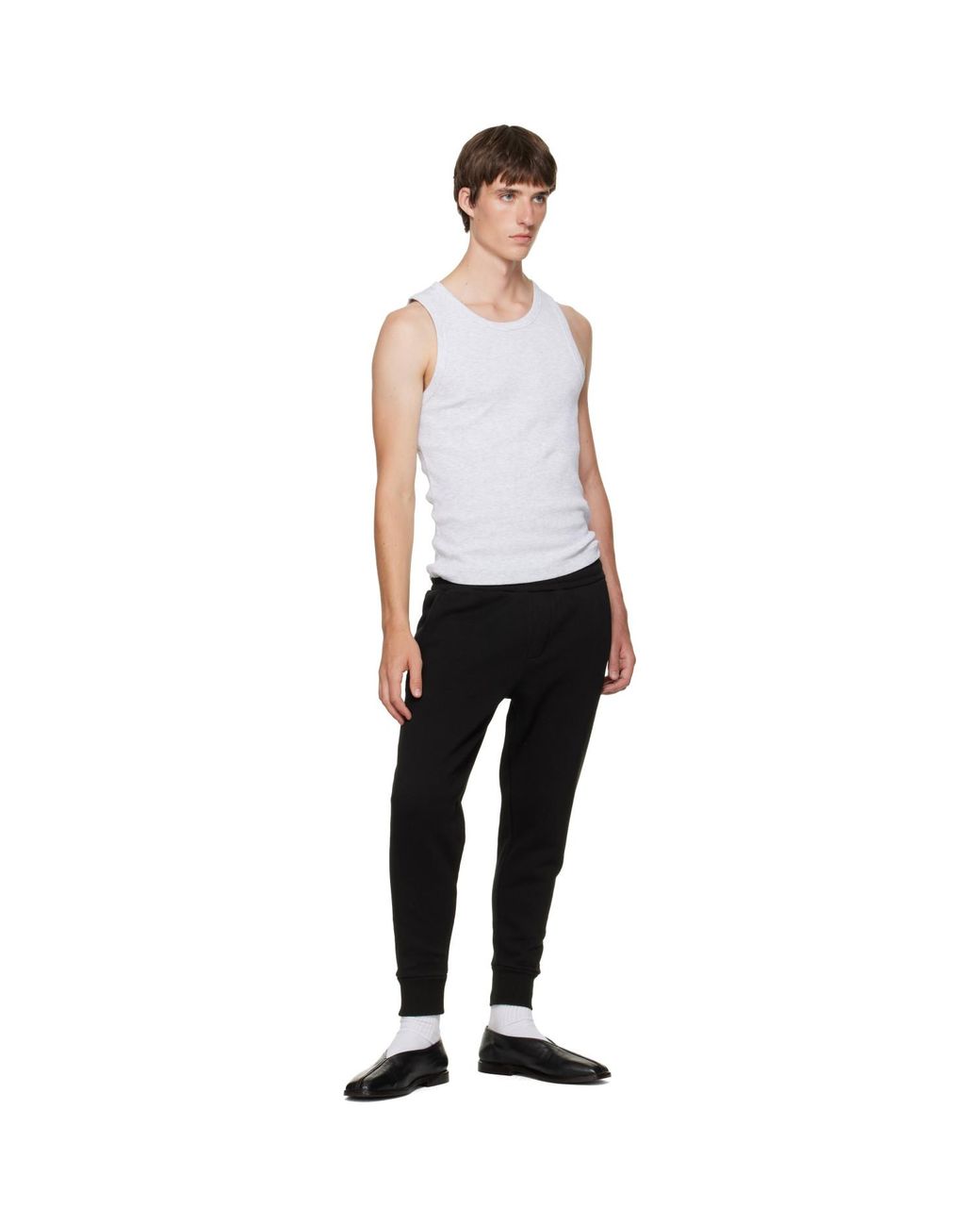 Entire studios Black Slim Sweatpants for men