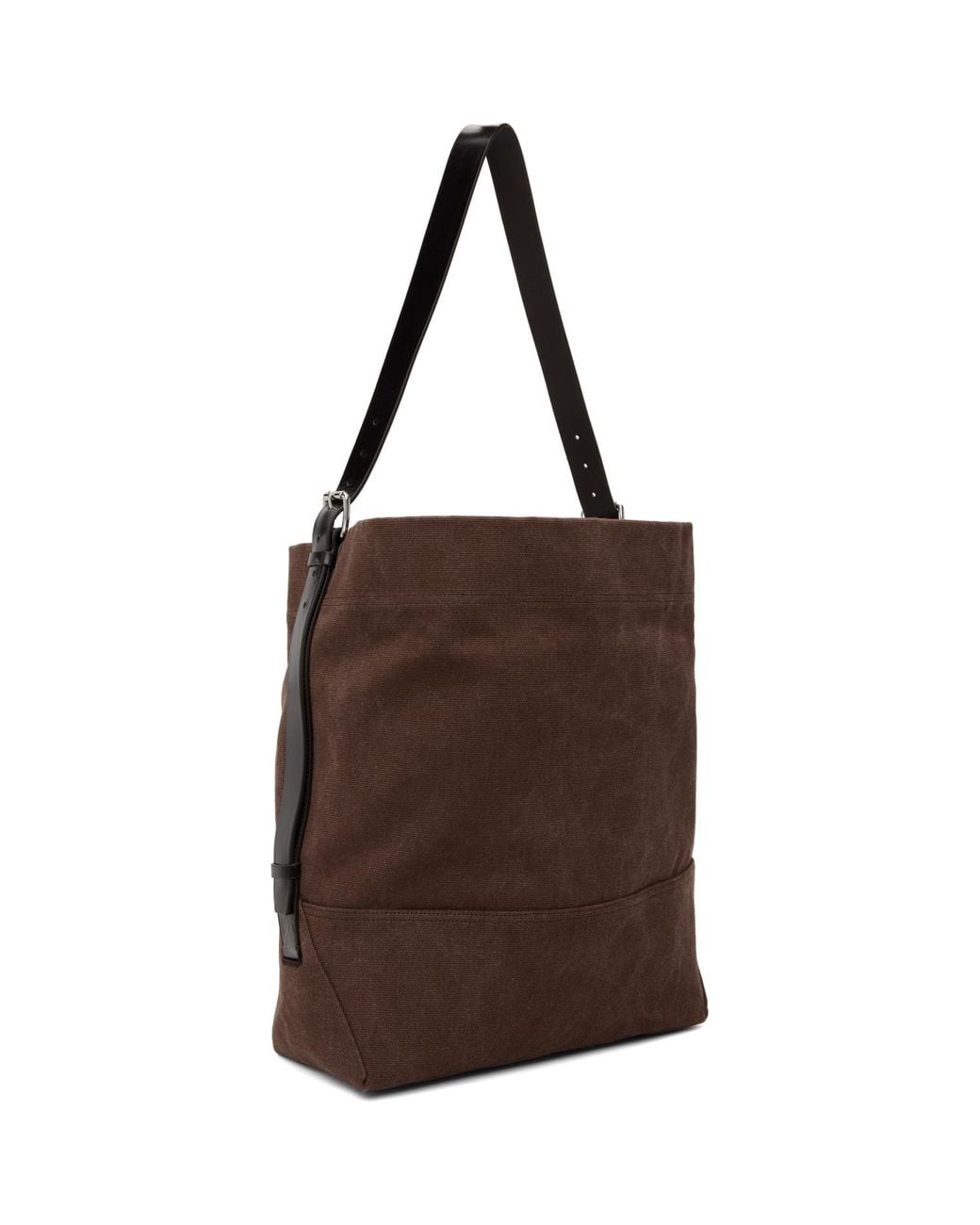 Lemaire Brown Belted Tote Bag
