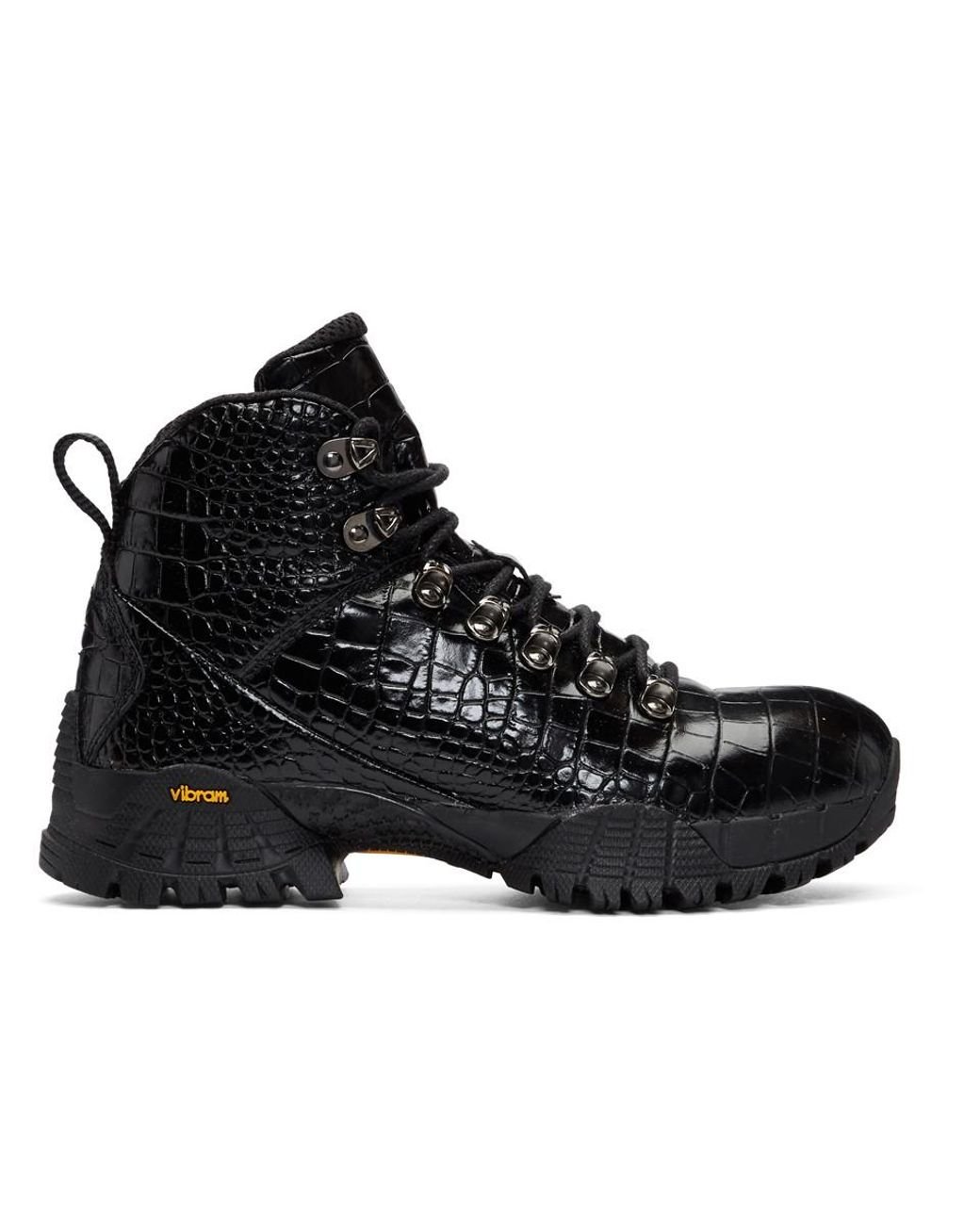 1017 ALYX 9SM Black Roa Croc Hiking Boots | Lyst