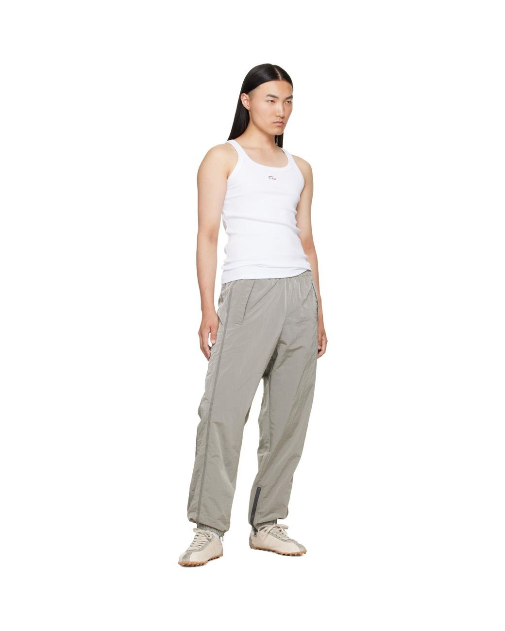 DIESEL White T-Wife-Dco Tank Top for men