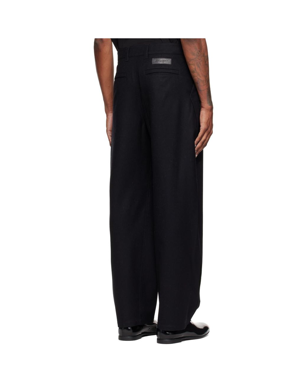 Givenchy Black Couture Seam Trousers for men