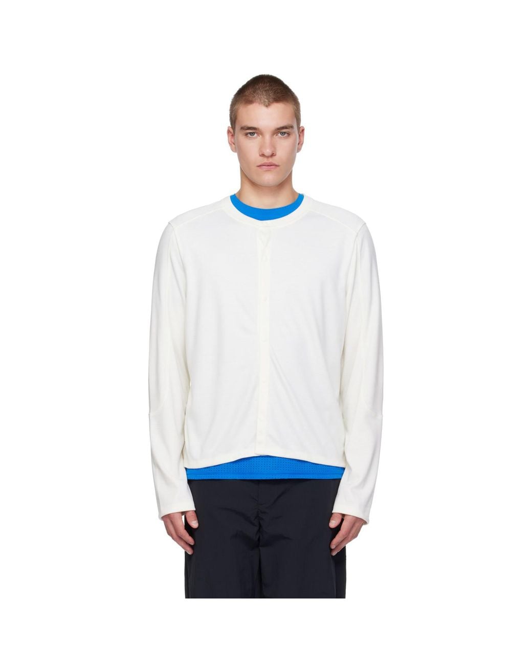 Literary Sport White Off- Walker Cardigan for men