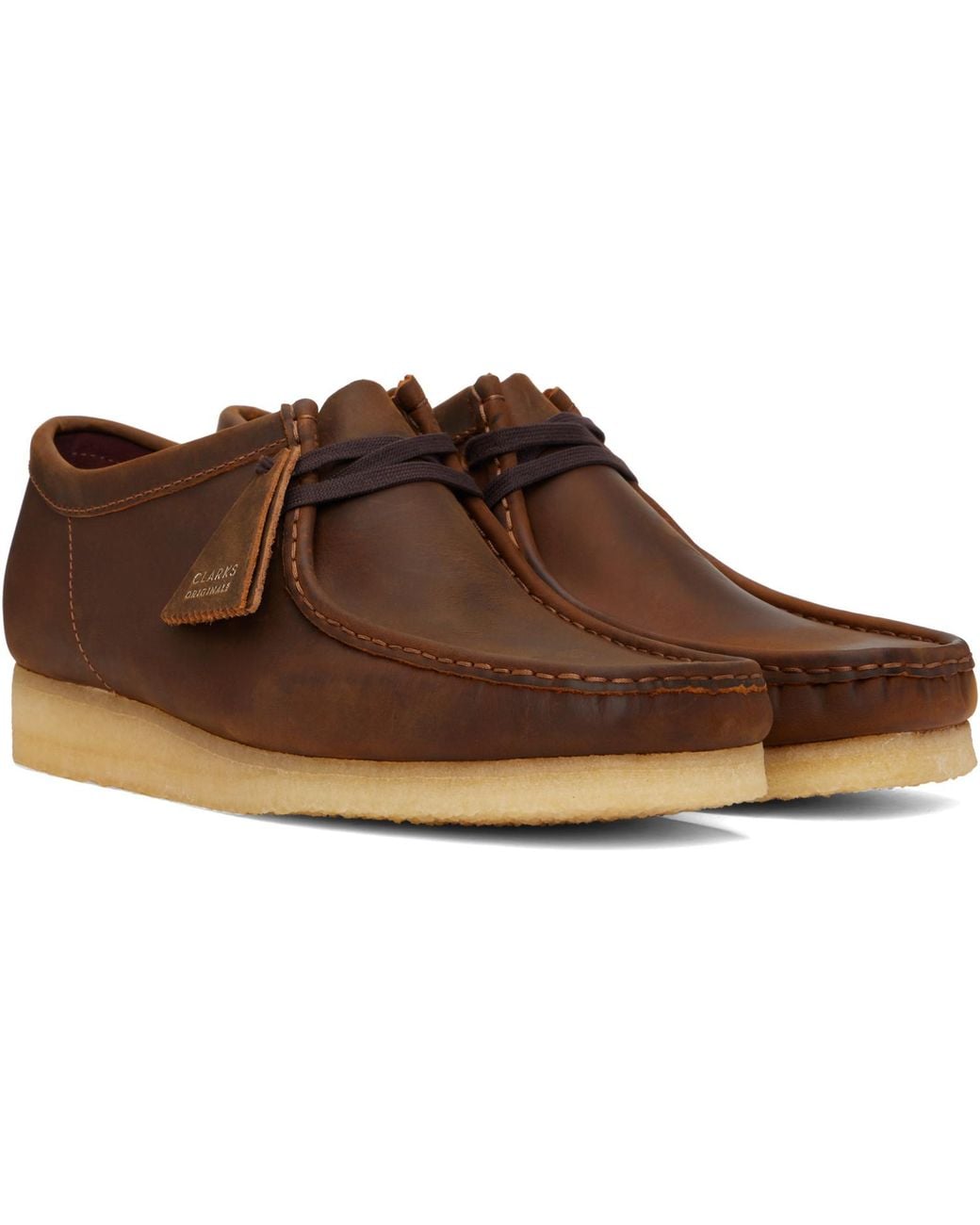 Clarks Brown Wallabee Derbys for men