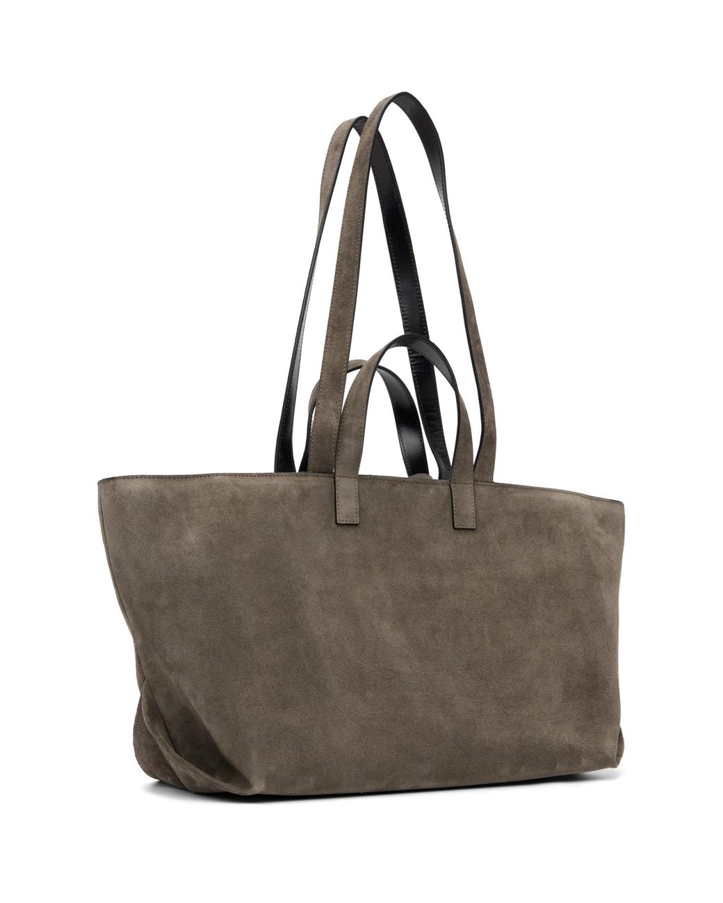 A.P.C. Brown Taupe 'Le Drummer' Tote