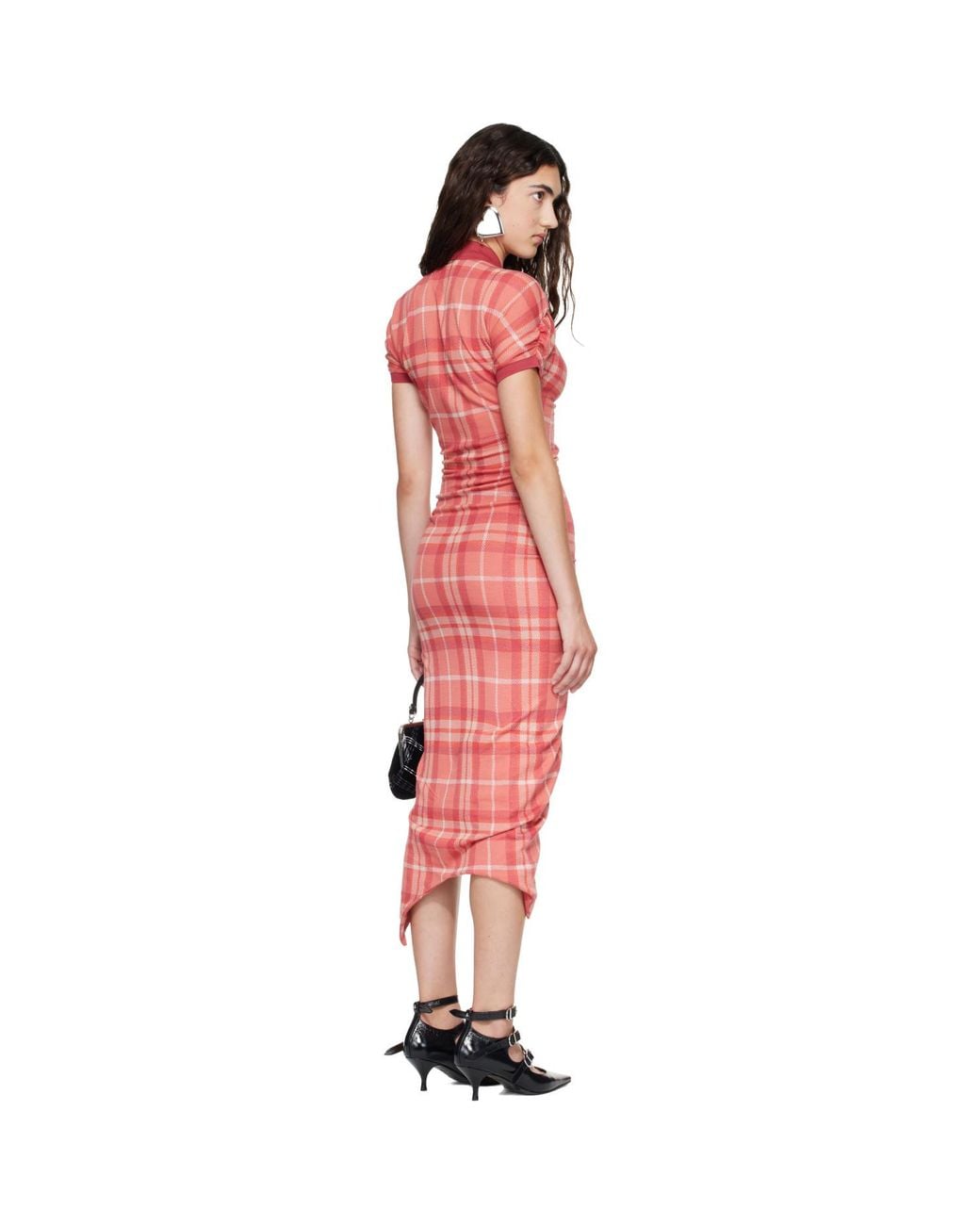 Vivienne Westwood Red Pulling Midi Dress