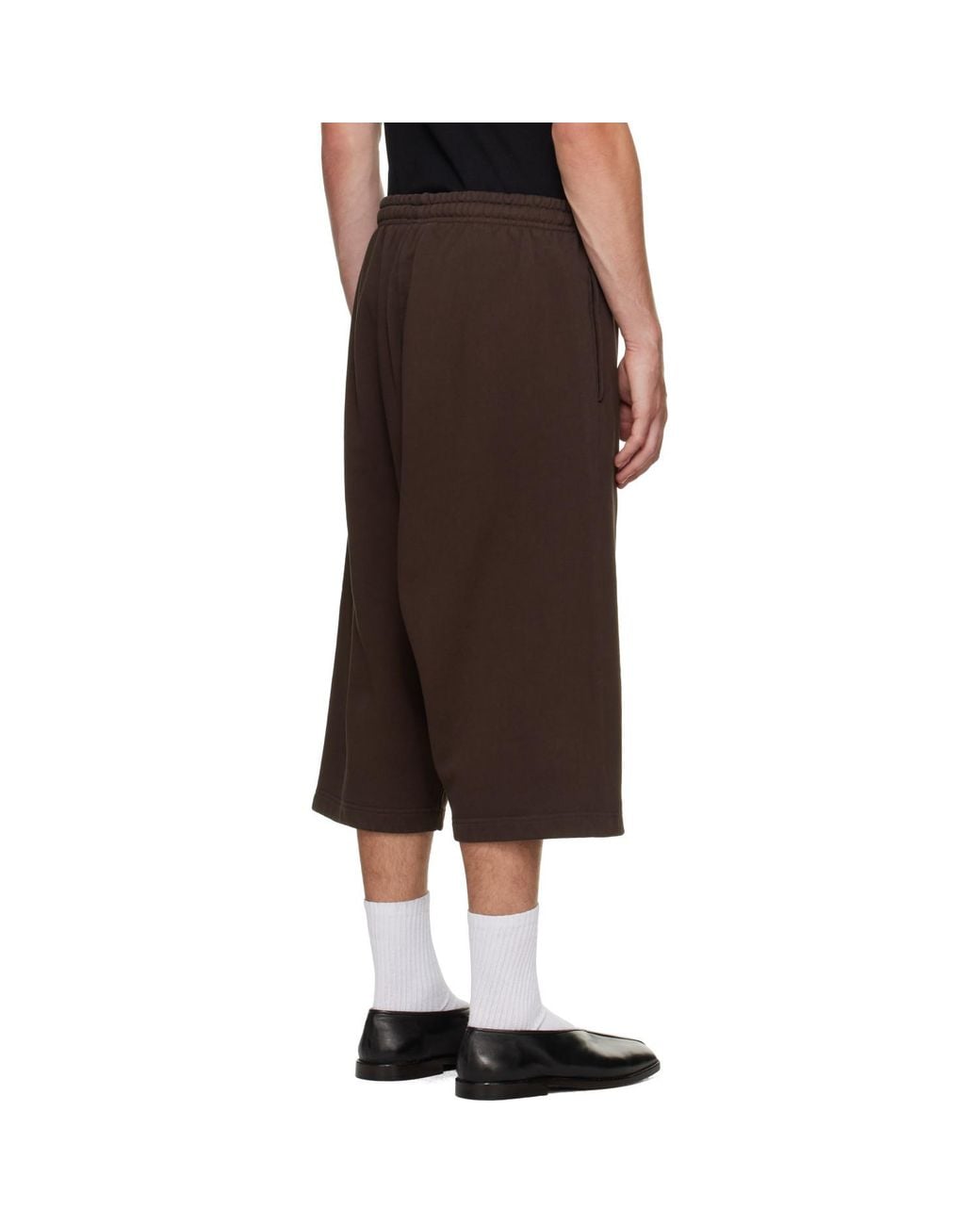 Entire studios Brown Drop Shorts for men