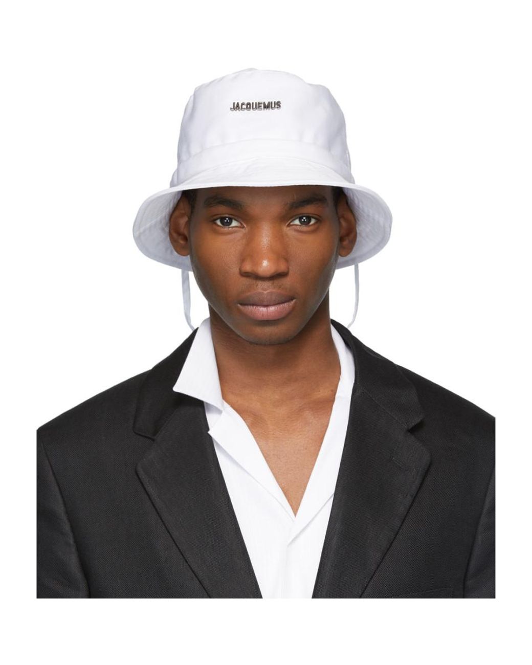 Chapeau blanc Le Bob Jacquemus pour homme en coloris Blanc | Lyst
