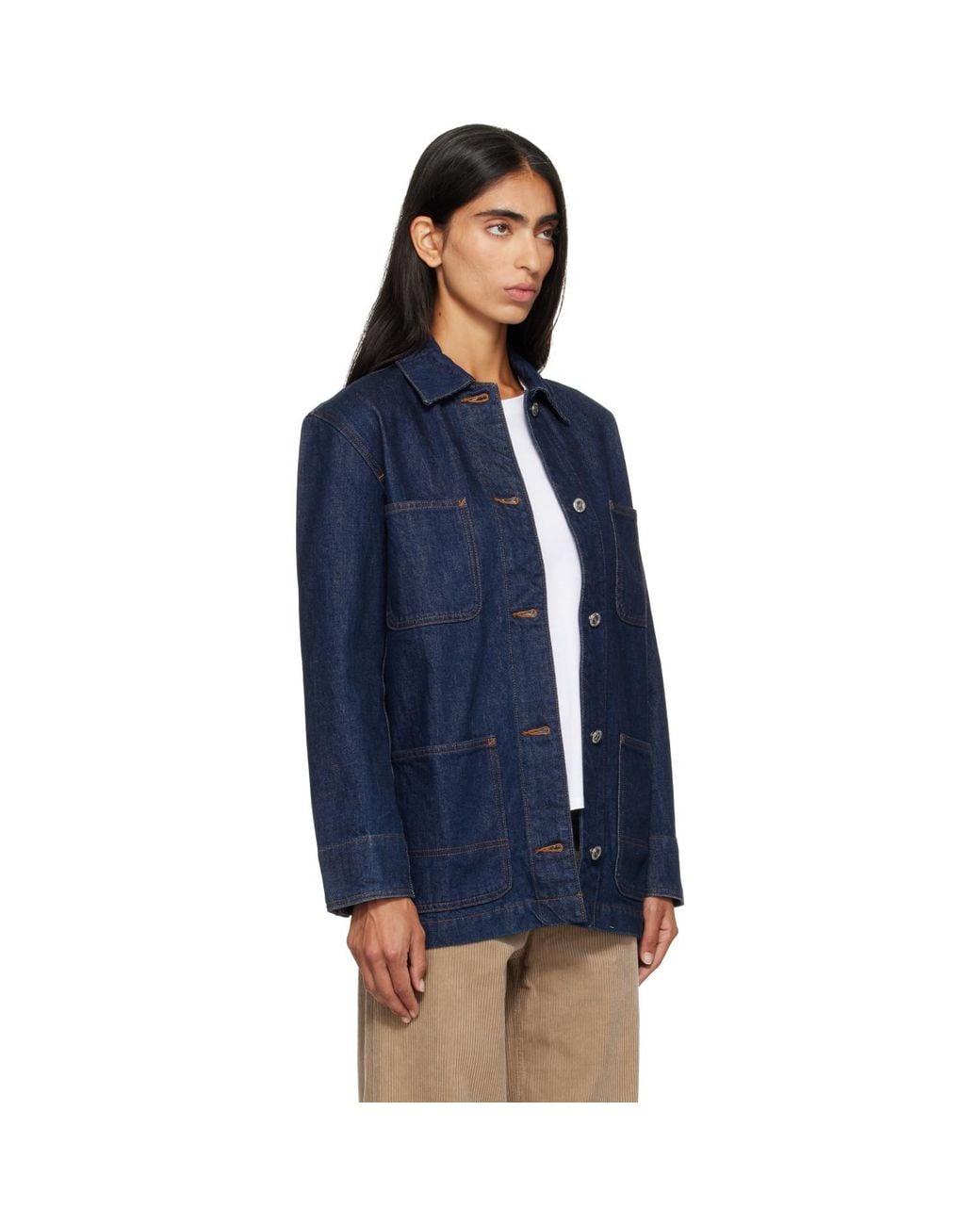 A.P.C. Blue Worker Denim Jacket