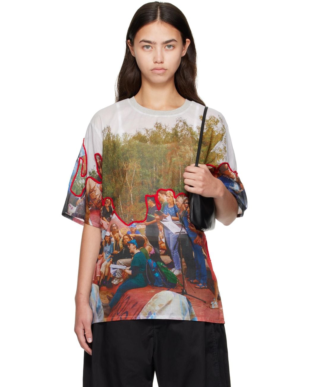 Bless Embellished Holidaychorus T-Shirt in Black | Lyst