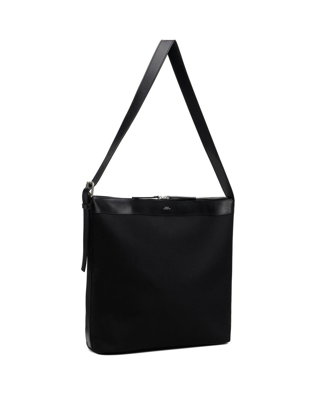 A.P.C. Black Vera Maxi Biker Bag for men