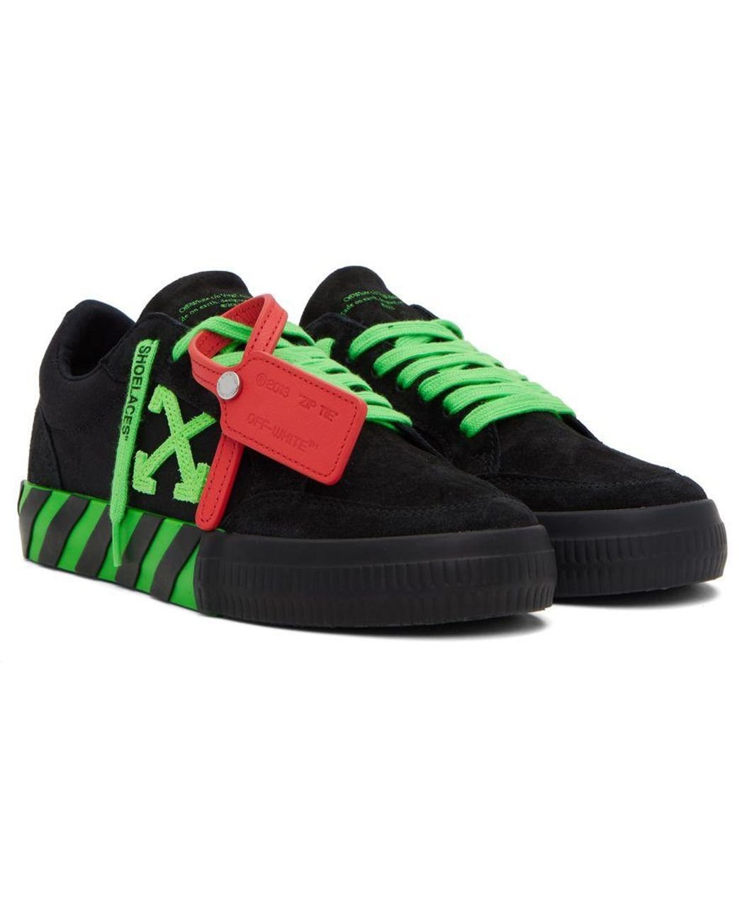 offwhite black and green