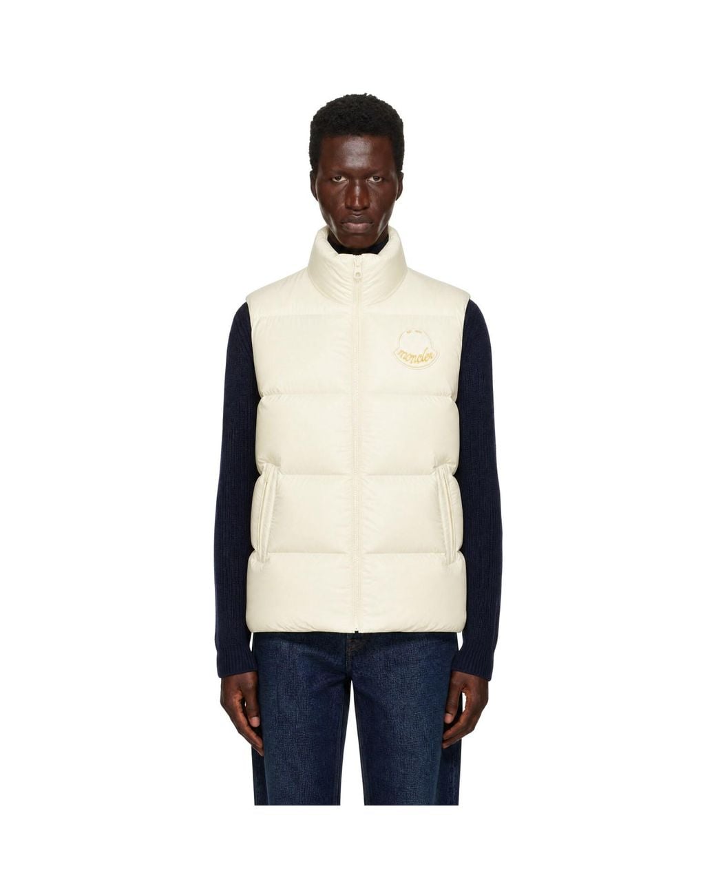 Moncler Natural Lipsi Down Vest for men