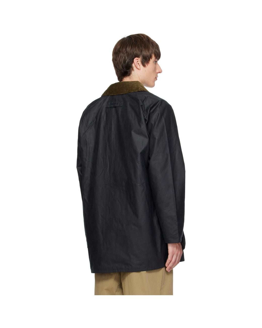 Barbour Black Icons Beaufort Waxed Jacket for men