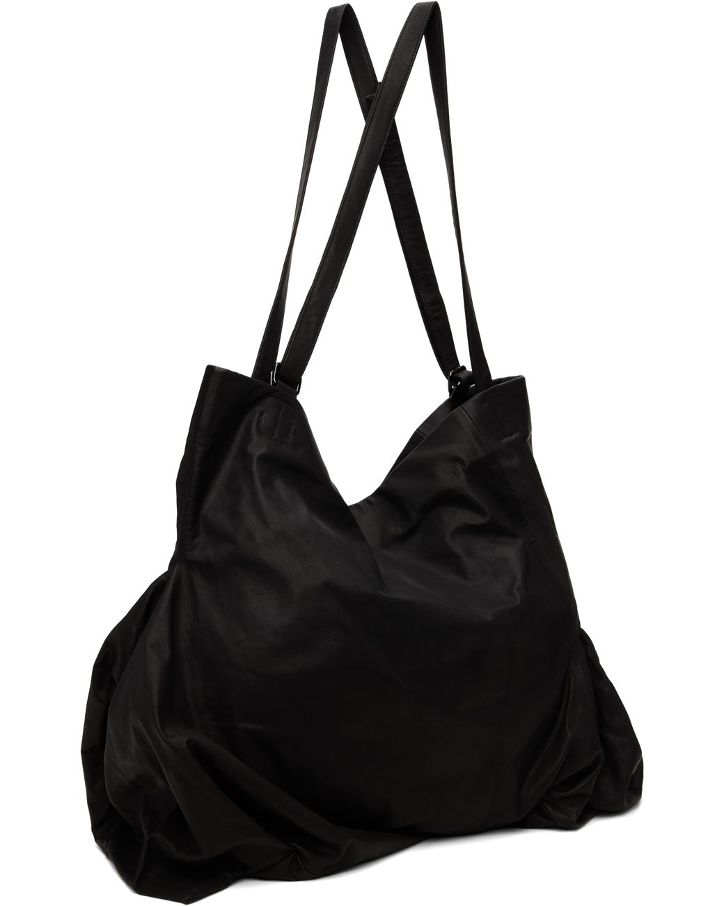 Yohji Yamamoto Unevenness Tote in Black | Lyst