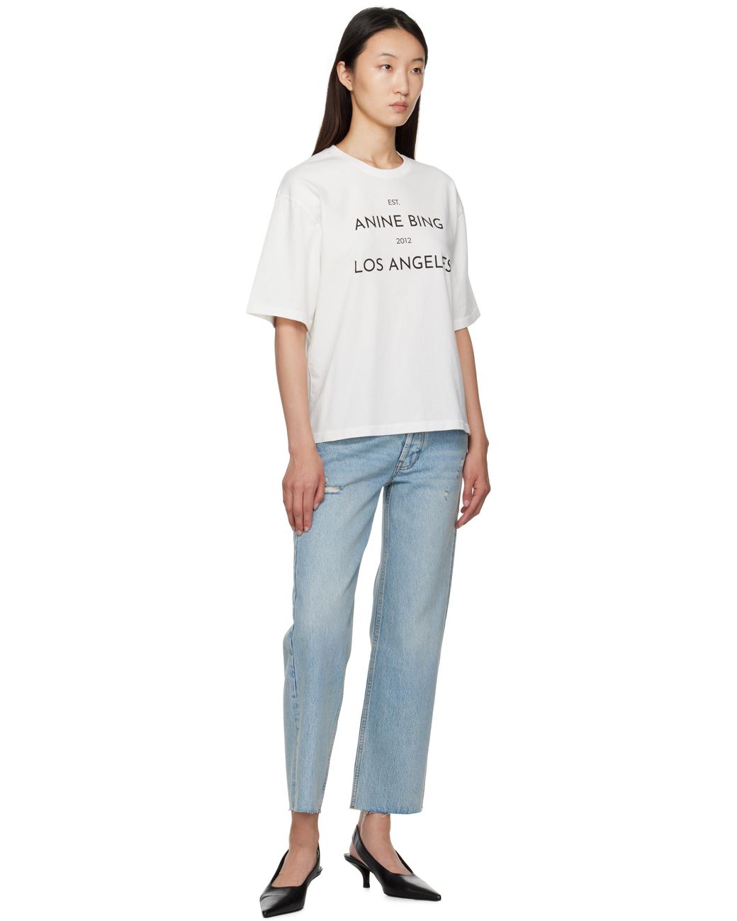 Anine Bing Blue Gavin Jeans